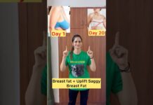 Breast fat + uplift saggy breast #motivation #saggybreastworkout #weightloss #yoga #exercise