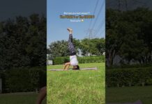 When the world turns upside down, balance is not found — it’s created. Yoga teaches us the same !