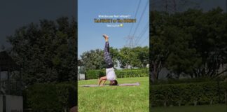 When the world turns upside down, balance is not found — it’s created. Yoga teaches us the same !
