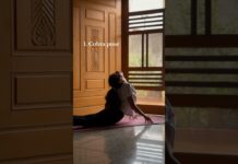 “Save this reel and practice these yoga poses every morning!”#yoga #yogaforbellyfat #yogaforbeginner