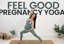20-Min Pregnancy Yoga Flow For First, Second & Third Trimester