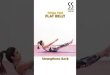 Yoga for Flat Belly 🧘♀️ | Strengthen Core & Back with Shilpa Shetty #shilpashetty
