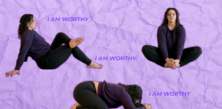 Positive Affirmations Feature in This Gentle Yoga Practice