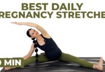 Best Pregnancy Stretches For An Easy Delivery (20-Min Pregnancy Stretch Routine)