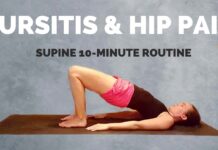 10-Minute Supine Routine for Hip Bursitis & Hip Pain – Trochanteric Bursitis Exercises and Stretches