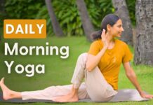 15 Minute Morning Yoga For Beginners : Full Body Stretch