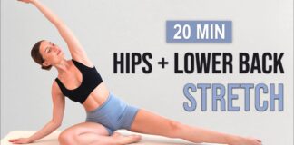 20 Min Yoga Stretch for Tight Hips & Lower Back Pain Release | No Repeat | Beginner Friendly