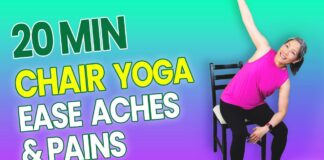20 Min Chair Yoga To Help You Walk Better (perfect for seniors)