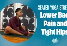 Seated Yoga Stretch for Low Back Pain & Tight Hips | 10 Minutes