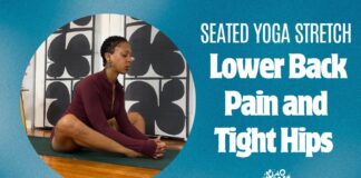 Seated Yoga Stretch for Low Back Pain & Tight Hips | 10 Minutes
