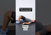 3 SIMPLE Exercises For Lower Back Pain Relief! (Strengthen Your Spine)