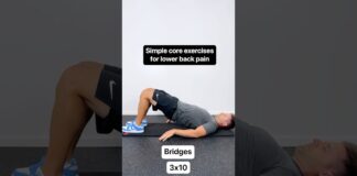 3 SIMPLE Exercises For Lower Back Pain Relief! (Strengthen Your Spine)