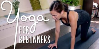 Yoga For Complete Beginners – 20 Minute Home Yoga Workout!