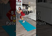 Relieve Pelvic Girdle Pain With 5 Exercises! #pregnancy