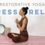 10 Min Restorative Yoga For Stress & Anxiety (All Levels Yoga)