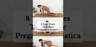 💥Best 8 Yoga Poses To Fix Pregnancy Sciatica!