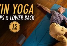 15 Min Yin Yoga for Hips & Lower Back l Gentle Release & Stretch