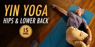15 Min Yin Yoga for Hips & Lower Back l Gentle Release & Stretch