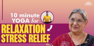 10 min Morning Yoga For Anxiety & Stress | Yoga To De-Stress And Relax | Yoga For Anxiety