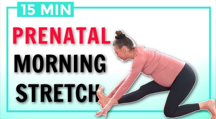 15 min Prenatal Morning Yoga Full Body Stretch // For All Trimesters of Pregnancy