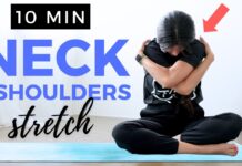 10 min Yoga for Neck Pain & Upper Back Knots