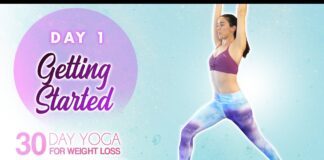 30 Day Yoga for Weight Loss Julia Marie 🔥 30 Minute Workout, Beginners Fat Burning, At Home | Day 1