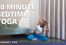 10-minute Bedtime Yoga | Gentle stretch and relaxation (Pregnancy Safe).. Ashley Freeman