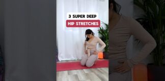 3 DEEP Hip Yoga Poses to release hip tension 😍