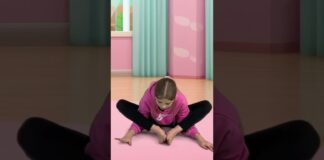 ❌IF You Can’t Go All the Way, it’s Ok! #kidsyoga #kidsworkout #barbiekids