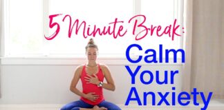 5-Minute Yoga/Meditation: Calm Your Anxiety