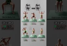 6 Chair Exercises to Burn Belly Fat & Tone Your Body #yoga #fitness #weightloss