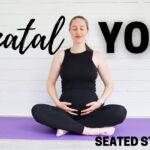 SEATED PREGNANCY YOGA STRETCHES | Calming Prenatal Seated Stretches | Pregnancy Yoga.
