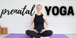 SEATED PREGNANCY YOGA STRETCHES | Calming Prenatal Seated Stretches | Pregnancy Yoga.