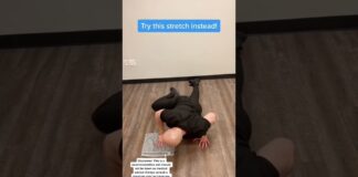 Low back pain? Try this stretch and share! #lowbackpain #crack #trending