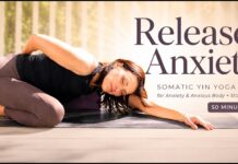 Somatic Yin Yoga For Anxiety and Anxious Body + Stomach | 50 minutes