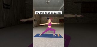Try this vinyasa yoga sequence with an extra challenge #vinyasayoga #yogasequence #yogaflow