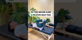Do this before sleep to relieve back pain! ✅🤩 #backpainrelief #stretch #yoga