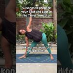 Try these during your third trimester! #pregnancy #prenatalyoga #yoga #yogalateswithrashmi