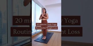 Yoga for Weight Loss – 20mins Yoga Routine if your aim is weight loss #yogaforweightloss