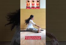 Transform your body at home by 1 simple exercise #shorts #bellyfatloss #fatloss #weightloss #yoga