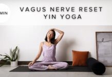 15 Min Vagus Nerve Reset Yin Yoga| Stress & Anxiety Relief
