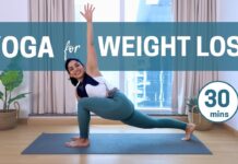 30 mins Yoga for Weight Loss | Beginner Friendly Fat Burning Yoga Workout | Follow Along Yoga @ Home