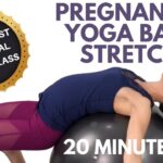 Pregnancy Yoga Ball Stretches