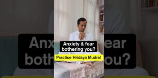 Stop Anxiety and fear today! Do this! #yoga #mudra #prana #meditation #ancient #health #emotional