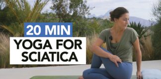 20 Min Yoga For Sciatica | Gentle Yoga Routine For Pain Relief