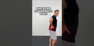 How To Fix One-Sided Lower Back Pain (Stretches and Exercises)