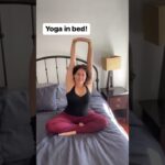 How To Do Prenatal and Postnatal Yoga in Bed #pregnancy #postpartum