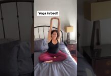 How To Do Prenatal and Postnatal Yoga in Bed #pregnancy #postpartum