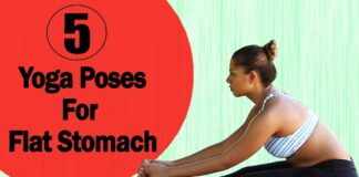 5 Simple Yoga Poses For A Flat Stomach – Yoga Exercises to Reduce Belly Fat Quickly & Easily
