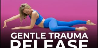 GENTLE SOMATIC YOGA | Emotional Release for Stored Trauma & Anxiety 💜 Yoga for Vagus Nerve Health